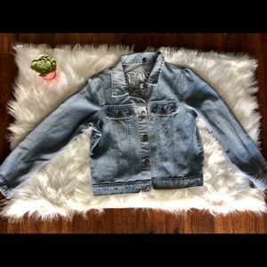 “HAPPY TIMES” CASUAL DENIM JACKET